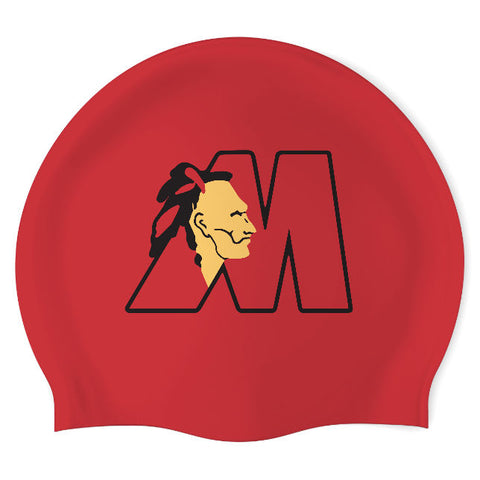 Midlothian Swim Shop - Swimoutlet PO25671563 (RED/02) - Wrinkle-Free Silicone Swimming Cap