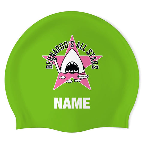 Bernardo's All Stars Masters Swimming - Swimoutlet PO47189 (DGG/03/P) - Wrinkles Free Silicone Swimming Cap