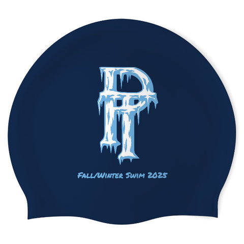 Park Terrace Penguins - Swimoutlet PO25451966 (NBL/02) - Wrinkle-Free Silicone Swimming Cap
