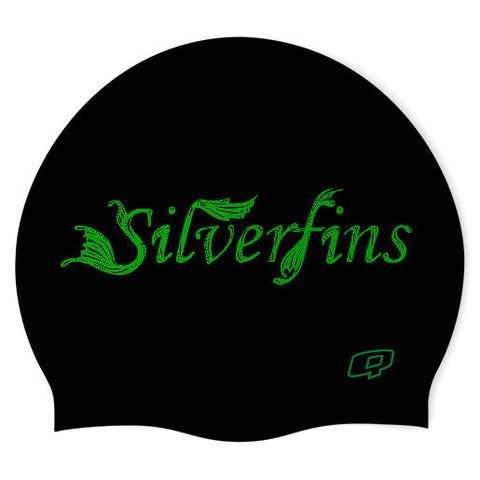 Shellbrook Silverfins - Silicone Swimming Cap