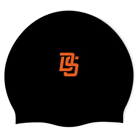 Del Sol High School Aquatics - Swimoutlet PO72800 (BLK/01) - Wrinkles Free Silicone Swimming Cap