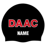 Dover Area Aquatic Club - Swimoutlet PO26233459 (BLK/02/P) - Wrinkle-Free Silicone Swimming Cap