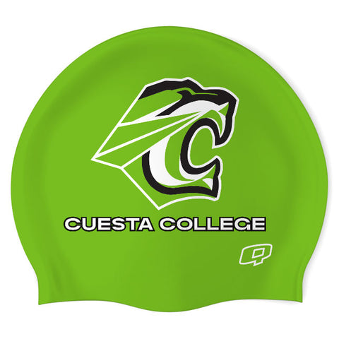 Cuesta College Swim (GRN/02) - Classic Silicone Swimming Cap