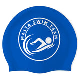Malta Swim Team - Swimoutlet PO26497011 (RBL/01) - Wrinkle-Free Silicone Swimming Cap
