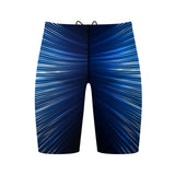 White Court Blue Dolphins Revised - Jammer Swimsuit
