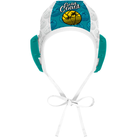 Gold Coast Field Players White - Water Polo Cap