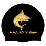 MMSC State Team - Swimoutlet PO (BLK/03) - Wrinkle-Free Silicone Swimming Cap