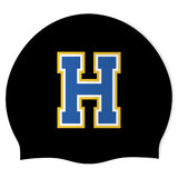 Francis Howell Girls Swim - Swimoutlet PO25610853 (BLK/03) - Wrinkle-Free Silicone Swimming Cap