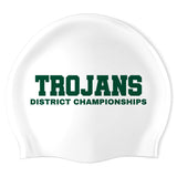 Auburn Swim and Dive - Swimoutlet PO24424420 (WHT/01) - Wrinkles Free Silicone Swimming Cap