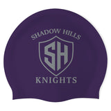 Shadow Hills High School Aquatics - Swimoutlet PO38195 (PUR/01) - Wrinkle-Free Silicone Swimming Cap