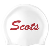 David Douglas High School - Swimoutlet PO25621727 (WHT/01) - Wrinkle-Free Silicone Swimming Cap