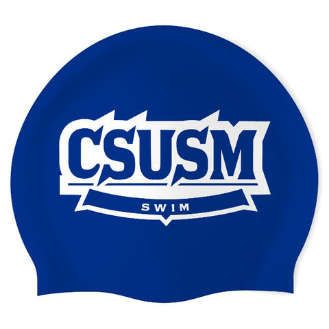 CSUSM SWIM- Swimoutlet PO25427038 (RBL/01) - Wrinkle-Free Silicone Swimming Cap