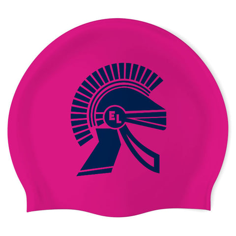 East Lansing High School Boys - Swimoutlet PO52069 (HPK/01) - Wrinkles Free Silicone Swimming Cap