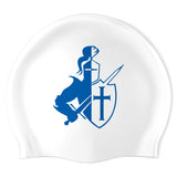 Valley Catholic HS - Swimoutlet  PO24292206 (WHI 01) - Wrinkles Free Silicone Swimming Cap