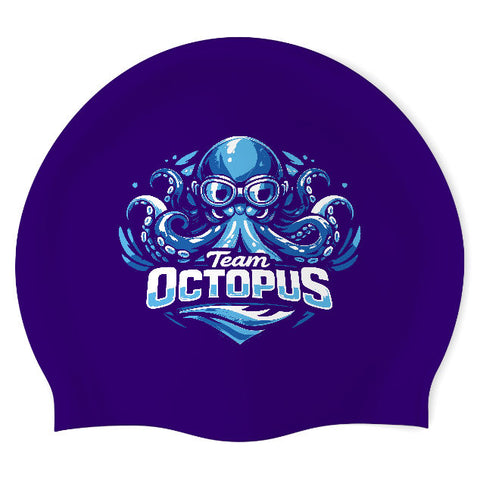 Swim Stars Academy - Swimoutlet PO73360 (PUR/03) - Wrinkle-Free Silicone Swimming Cap