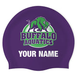 Buffalo Aquatics - Swimoutlet PO22909556 (PUR/2) - Custom Silicon Swimcap
