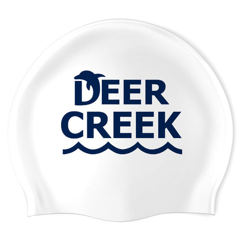 Deer Creek - Swimoutlet PO18003819 (WHT/01) - Wrinkle-Free Silicone Swimming Cap