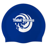 Tiffin Tidal Waves - Swimoutlet PO25491956 (RBL/01) - Wrinkle-Free Silicone Swimming Cap