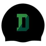 Deerfield Academy - Swimoutlet PO2943-0113 (BLK/02) - Wrinkle-Free Silicone Swimming Cap