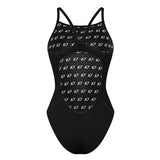Hudson - Solid Skinny Strap Swimsuit - PERSONALIZED