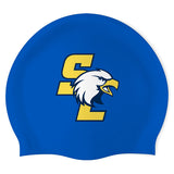 SouthLake Christian Academy - Swimoutlet PO25869122 (WHT/02) - Wrinkle-Free Silicone Swimming Cap
