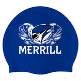 Merrill Aqua Jays Swim Club - Swimoutlet PO22324 (RBL/02) - Wrinkle-Free Silicone Swimming Cap