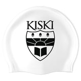 The Kiski School - Swimoutlet PO25785939 (WHT/01) - Wrinkle-Free Silicone Swimming Cap