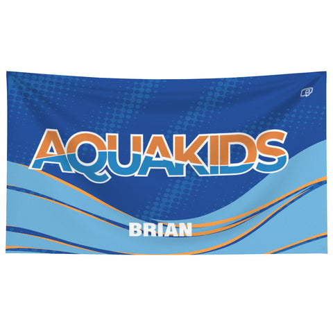 AQUAKIDS TOWEL BRIAN - Microfiber Swim Towel