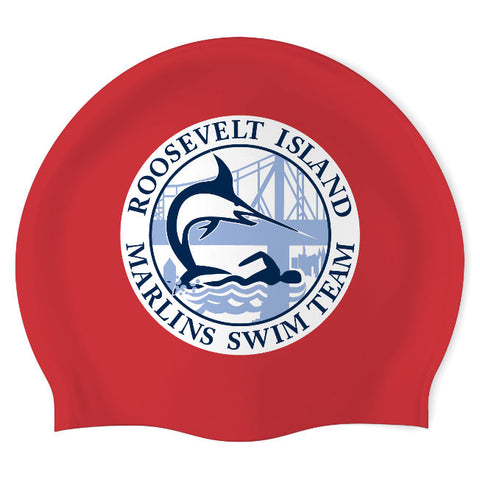 Roosevelt Island - Swimoutlet PO25508162 (RED/02) - Wrinkle-Free Silicone Swimming Cap