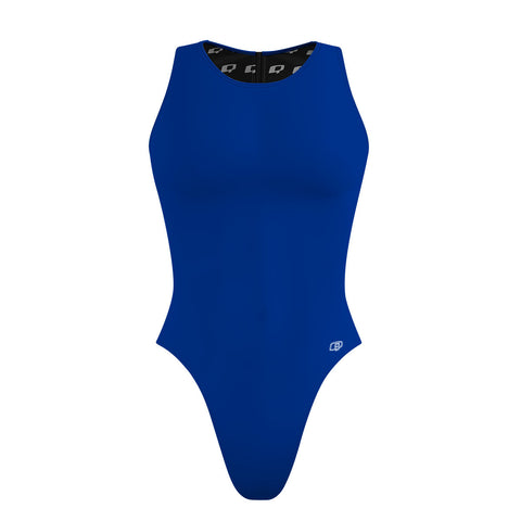 Solid Royal - Women's Waterpolo Swimsuit Cheeky Cut