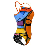 Cesar Valverder - Sunback Naranja - Sunback Tank Swimsuit