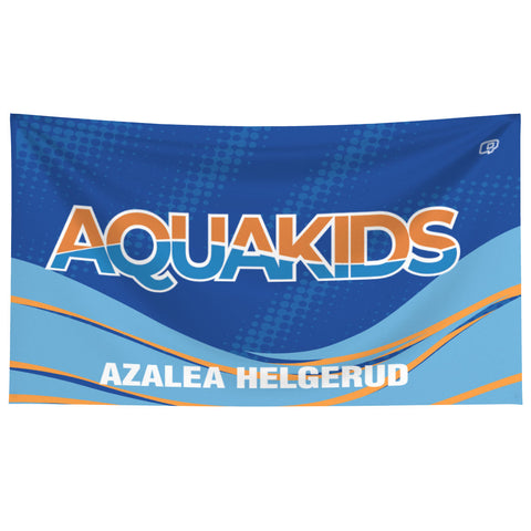 AQUAKIDS TOWEL AZALEA HELGERUD - Microfiber Swim Towel