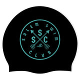 Salem Swim Club - Swimoutlet PO25773808 (BLK/01) - Wrinkle-Free Silicone Swimming Cap