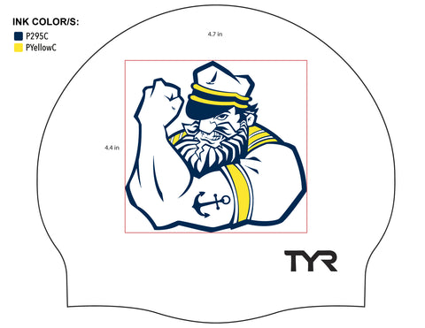 NCAP (WHT/02) - Classic Silicone Swimming Cap