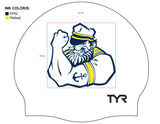 NCAP (WHT/02) - Classic Silicone Swimming Cap