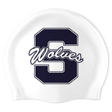 SHS Swim Booster Club - Swimoutlet PO22811822 (White/1) - Custom Silicon Swimcap