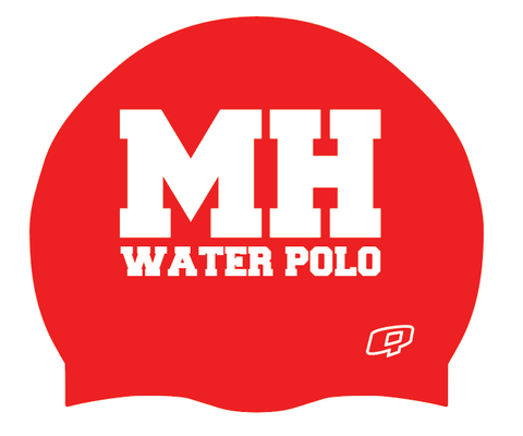 Mission Hills Red Cap - Silicone Swimming Cap