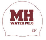 Mission Hills White Cap - Silicone Swimming Cap