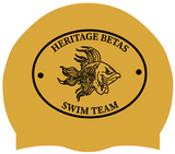 Heritage Betas - Swimoutlet POTEST1 (GLD/1)- Seamless Silicone Swimming Cap
