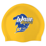 Westminster Waves_SwimoutletSO18051887 (YEL_02) - Wrinkle-Free Silicone Swimming Cap