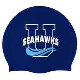 Villages of Urbana Seahawks - Swimoutlet PO26234940 (NBL/02) - Wrinkle-Free Silicone Swimming Cap