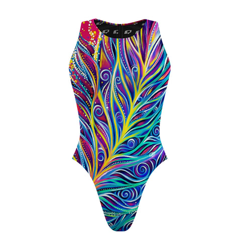 Bird of Paradise - Women's Waterpolo Swimsuit Cheeky Cut