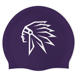 East Coweta HS Swim Team - Swimoutlet PO25478165 (PUR/01) - Wrinkle-Free Silicone Swimming Cap