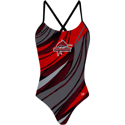 Calgary Swordfish - Tieback One Piece Swimsuit