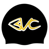 BVC Swim and Dive Team - Swimoutlet PO76804 (BLK/02) - Wrinkle-Free Silicone Swimming Cap