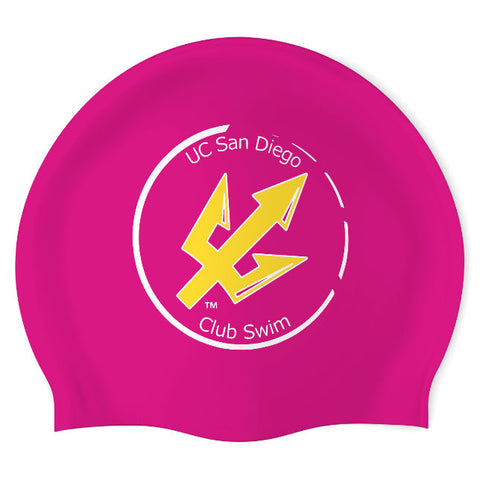 UCSD Club Swim - Swimoutlet PO25713166 (HPK/02) - Wrinkle-Free Silicone Swimming Cap