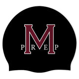Marianapolis Preparatory School Girls - Swimoutlet PO39287 (BLK/02) - Wrinkle-Free Silicone Swimming Cap