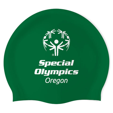 Special Olympics Oregon - Swimoutlet PO25936951 (DGR/01) - Wrinkle-Free Silicone Swimming Cap