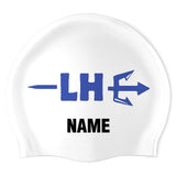 Laurel Hill Tritons - Swimoutlet PO2943-0148 (WHT/01/P) - Wrinkle-Free Silicone Swimming Cap