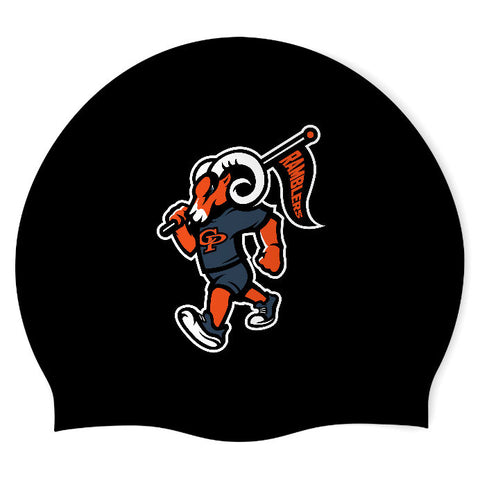 Cathedral Preparatory School - Swimoutlet PO25570529 (BLK/03) - Wrinkle-Free Silicone Swimming Cap